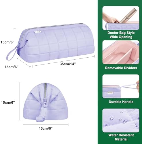 KarSyon Dyson Airwrap Travel Case for Hair Dryer Shark Flex Style Lavender - Image 6