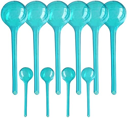 10pcs Plant Self Watering Globe Stakes, Plant Watering Stakes Automatic Plant Watering Bulb System Spikes, Flower Automatic Watering Device, Garden Self Waterer for Indoor Outdoor Plant by Logresy