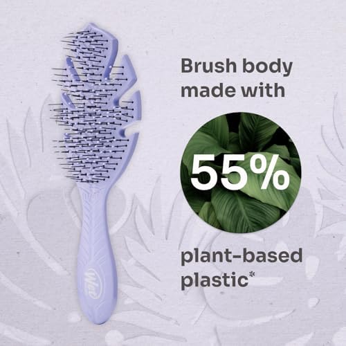 WetBrush Go Green Detangler Purple - Image 6