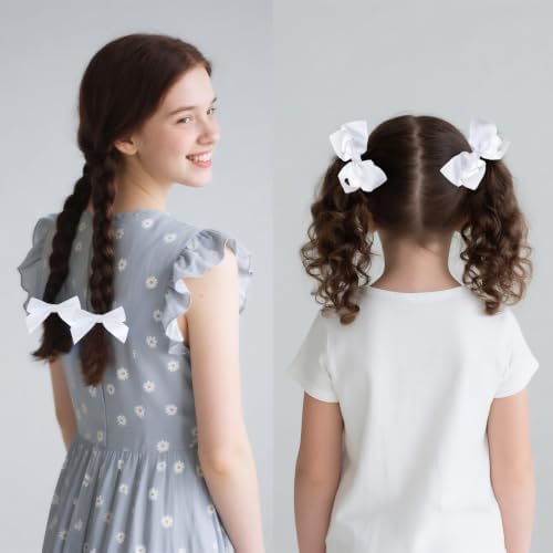 11PCS School Hair Accessories Uniform Hair Bow Headband Clips - Image 3