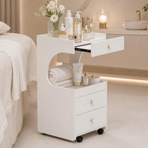 Salon Trolley Cart, Esthetician Cart for Beauty Salon Spa Barbershop by TTGIEET