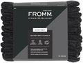 Fromm Softees Microfiber Salon Hair Towels, Fast-Drying, 10-Pack, Black by Fromm