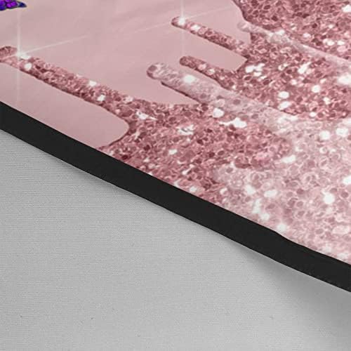 Barber Cape Hello Glitters Gorgeous Eyelash Pink Salon Apron Hair Cutting Cape Barbershop Kits For Women-55''X66'' - Image 6