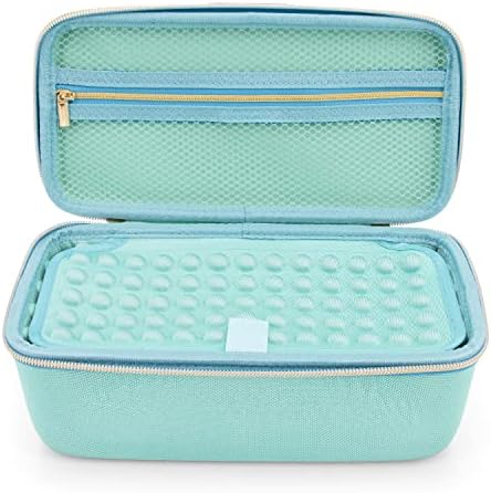 CASEMATIX Clipper Case Holds Clippers, Hair Buzzers, Trimmers, T Finisher Liner - Barber Travel Case For Stylist, Hairstylist and Salon Hair Cutting Supplies, Turquoise - Image 7