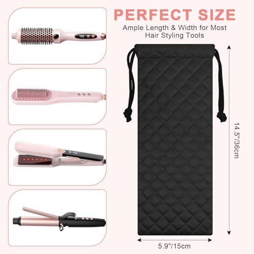Professional Heat Resistant Hot Hair Tools Organizer Cover Bag - Image 5