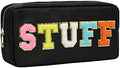 DYSHAYEN Small Cosmetic Bag, Black Stuff by DYSHAYEN