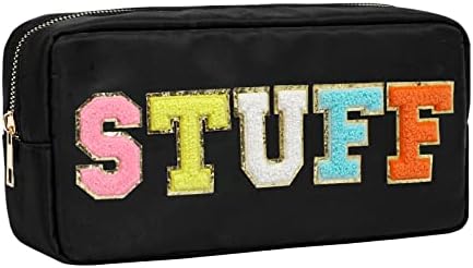DYSHAYEN Small Cosmetic Bag, Black Stuff by DYSHAYEN