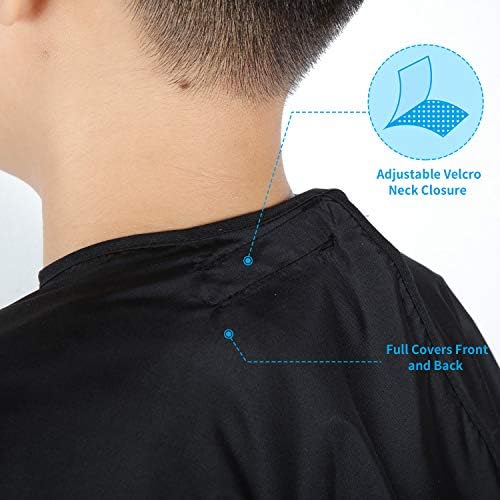 Geyoga 2 Pcs Kids Barber Cape Waterproof Hair Cutting Cape for Hair Stylist - Image 4