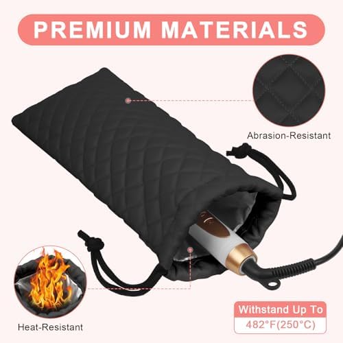 Professional Heat Resistant Hot Hair Tools Organizer Cover Bag - Image 3