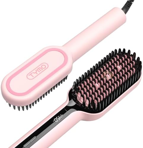 TYMO Hair Straightener Brush - Ionic Plus Straightening Brush for Women by TYMOFashionTech
