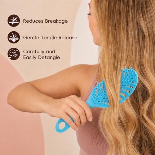 Vented Detangling Hair Brush – Fast Blow Drying, All Hair Types - Image 5