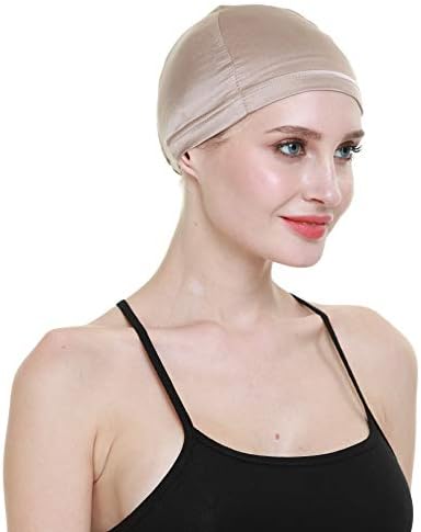 Wig Cap-100% Mulberry Silk Breathable Soft for Bald Head Available All The Year - Image 5