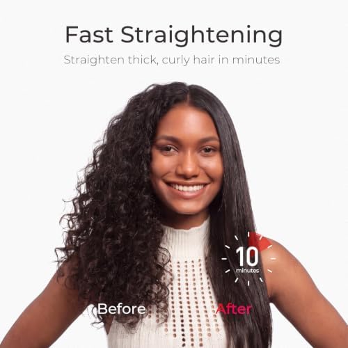 TYMO Hair Straightener Brush - Ionic Mini Straightening Brush for Women - Image 5