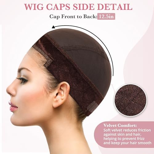 Wig Caps for Women Non Slip - All-in-1 Wig Cap for Lace Front Wigs - Image 3