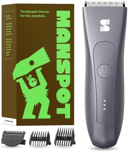 MANSPOT Manscape Groin & Body Hair Trimmer for Men, Shaver with LED Light by MANSPOT