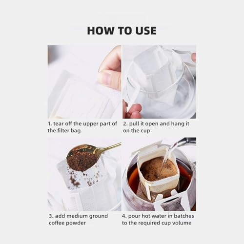 Hanging Ear Coffee Filter Bags, 50 Count - Image 5