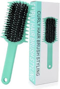 Curly Hair Brush, Volume Curl Defining Brush for Detangling Shaping and Styling Women's Curls, Reduce Pulling (Green) by Unknown