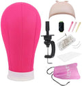 Leeven 22 Inch Canvas Head for Wigs Rosy Mannequin Wig Head With Stand by Leeven