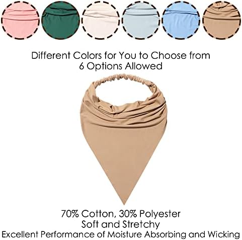 Vercret Hair Scarf Headband for Women,Boho Bandana Pretied Elastic Kerchief - Image 5