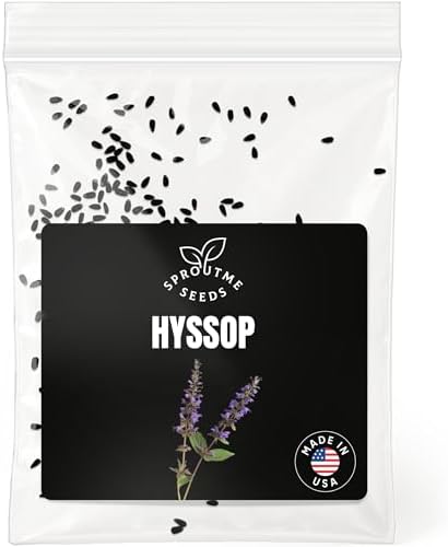 SproutMe Hyssop 150+ Seeds for Planting, Non-GMO Heirloom Herbal Tea Herb by SproutMeSeeds