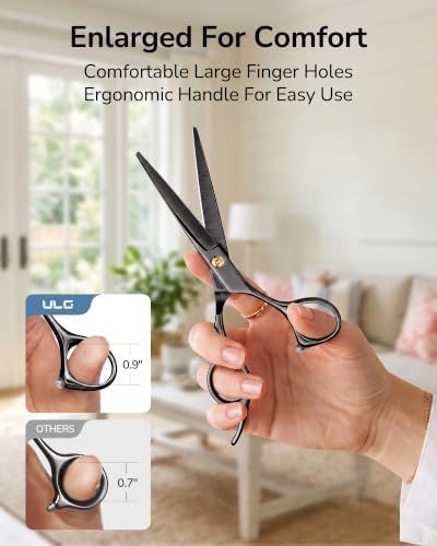 ULG Hair Cutting Scissors Set, 8 PCS Professional Stainless Steel - Image 3