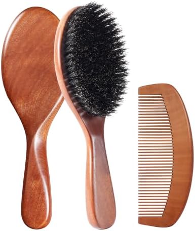 Stylemate Boar Bristle Hair Brush Smooth Shine Detangler for All Hair Types by Stylemate