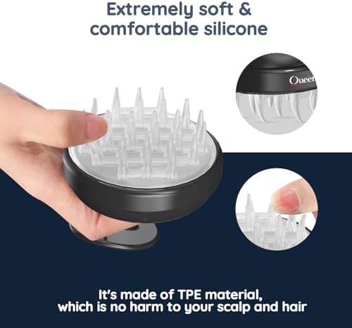 Scalp Massager Electric Hair Growth Scrubber for Dandruff Removal - Image 3