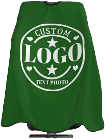 Custom Barber Cape Customized Haircut Capes Logo Text Photo Salon Hairdressing Apron for Home and Barbershop by Custom