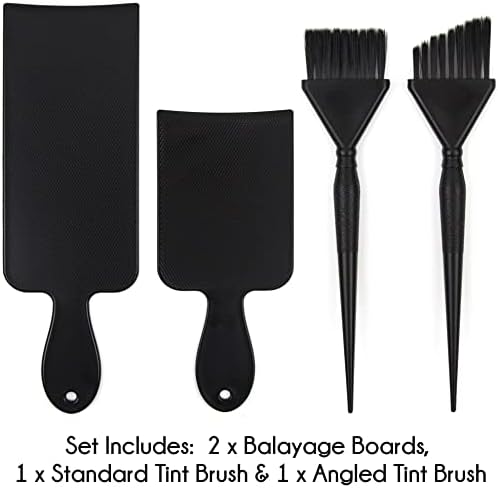 Balayage Kit - 2 Balayage Boards, 1 Straight and 1 Angled Hair Dye Brush - Image 2