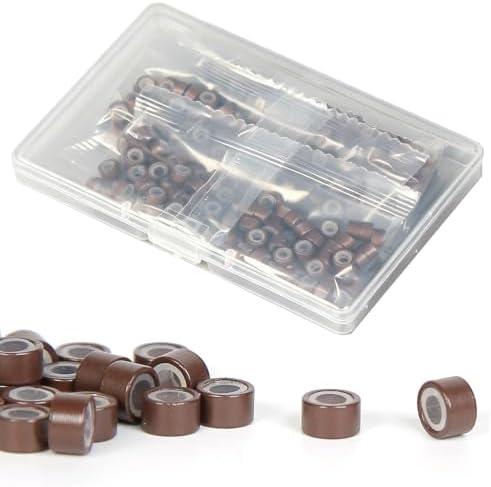 Celinabella 300PCS 5mm Micro Ring Beads, Dark Brown by Unknown