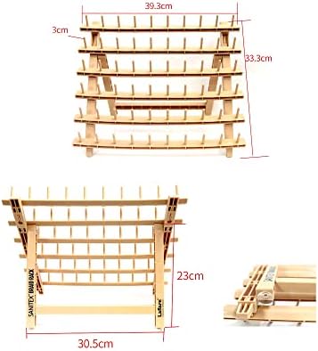 Laflare Braid Rack 60 Spools, PP Braiding Hair Stand, Thread Rack, Sewing Organizer, Quilting, Embroidery - Versatile Extension Holder - Image 6