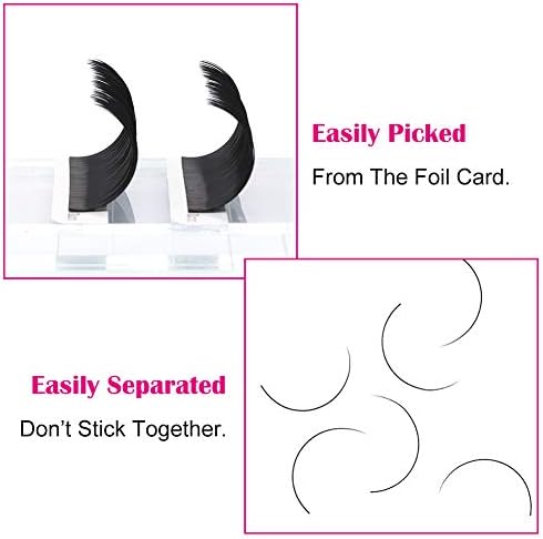 Eyelash Extension 0.15 D Curl 16 Rows Mix-12-20mm Classic Lash Extensions Optinal Thickness 0.10/0.15/0.20/0.25 C/D Curl Mix 8-16mm|12-20mm Silk Lashes Extension (0.15-D, 12-20mm) - Image 4