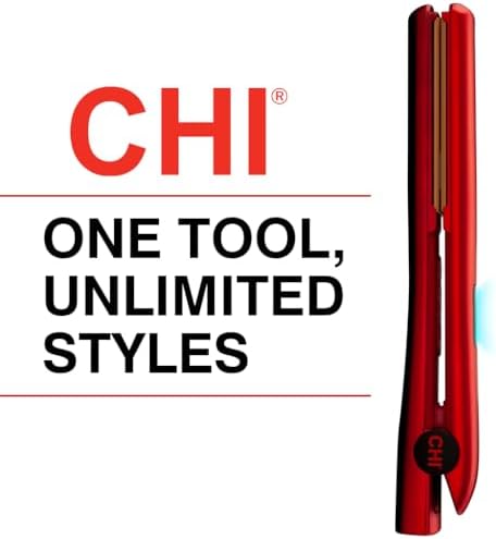 CHI Original Digital Ceramic Hair Straightener 1", Ruby Red - Image 4