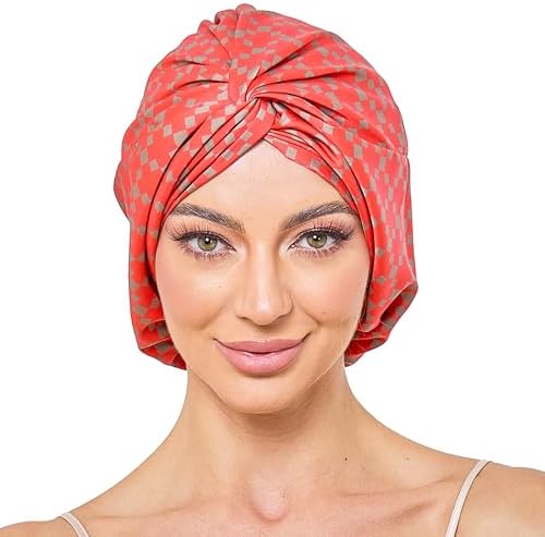 Adjustable Silk Bonnet Satin Curly Hair Wrap for Sleeping Women Anti-Frizz by KAAHYNNO