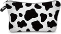 Deanfun Cosmetic Bag for Women Trendy Makeup Bags Organizer Travel Waterproof Toiletries Bag Accessories Cow Point Gifts (52558) by Deanfun