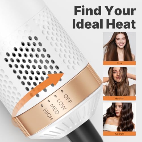 5 in 1 Blow Dryer Brush, Upgrade Hair Dryer Brush Set Multifunctional - Image 4
