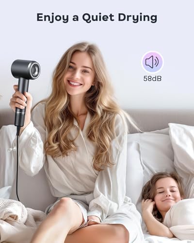 Ionic Hair Dryer, High Speed Blow Dryer with Diffuser for Women - Image 6