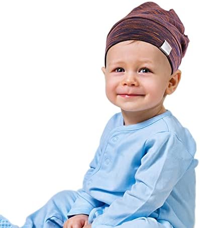 Baby Beanie Sleep Hats Bonnet for Child Curly Frizzy Hair Daily XS by ELIHAIR