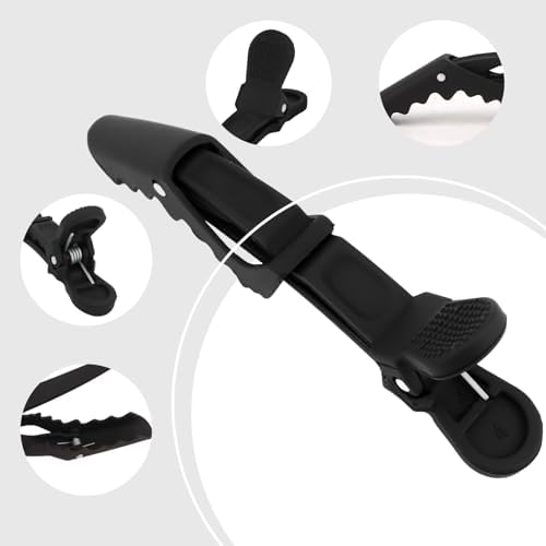 24 Pcs Black Matte Alligator Hair Clips for Women Professional Hair Styling Clips for Hairdressing, Sectioning, Coloring and Salon Use - Image 2