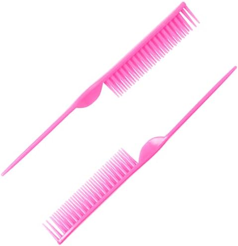 CocoBlack Naturals 3 Row Styling Comb For Detangling, Defining And Separating Curls (Pink) - Image 3