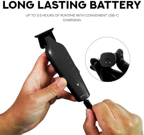 Supreme Trimmer Vader Professional Cordless Barber Trimmer ST3778 Black - Image 6