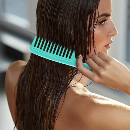 HYOUJIN 2 Pcs Large Wide Tooth Comb Detangling for Curly,Wet,Dry Hair - Image 5