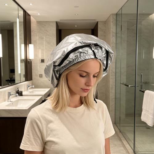 Soft Bonnet Hair Dryer Attachment, 3.5cm Interface Steam Cap - Image 7