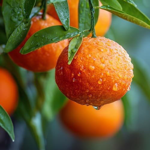 Honey Tangerine (Murcott Mandarin) Tree - 2-5 Inch Tall Live Plant - Potted Orange Tangor Fruit Seedling - Citrus reticulata 'Murcott' - Image 3