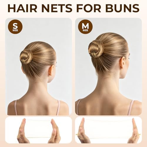 YGDZ 200PCS Hair Bun Maker Set, 4 Blonde Hair Donuts, 10 Hair Nets for Buns, 80 Bobby Pins Hair Pins for Women, Girls, Dance Competition Must Haves, Hair Accessories, Ballet Bun Kit, Blonde - Image 6