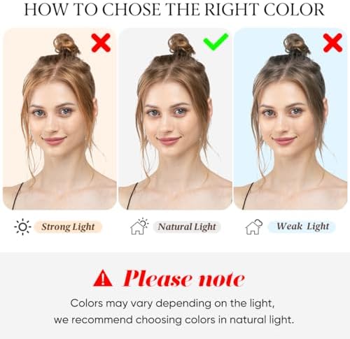 CJL HAIR Large Messy Bun Hair Piece Wavy Curly Scrunchies Synthetic Chignon Ponytail Hair Extensions Thick Updo Hairpieces for Women Bernstein Multi - Image 5