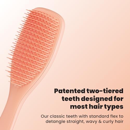 Tangle Teezer Ultimate Detangler Brush, Straight to Wavy, Apricot - Image 2