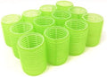 Set of 12 x X-Large Size (1-3/4” Diameter) Self Grip Hair Rollers Pro Salon Hairdressing Curlers by THE+UM24