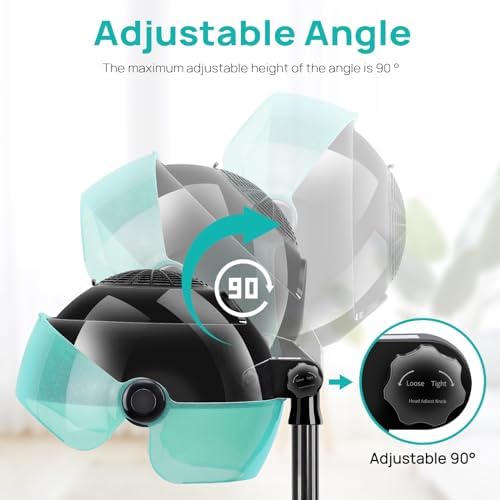 Hooded Hair Dryer with Time Setting,Touch Controls and 3 Temperature Modes - Image 5