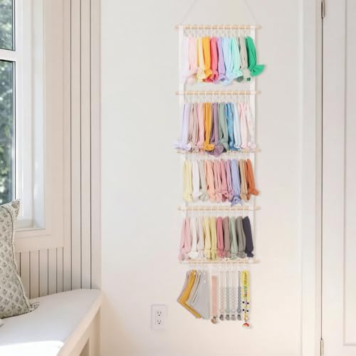 POVETIRE Headband Holder Bow Organizer for Girls, Baby Head Bands Storage - Image 6